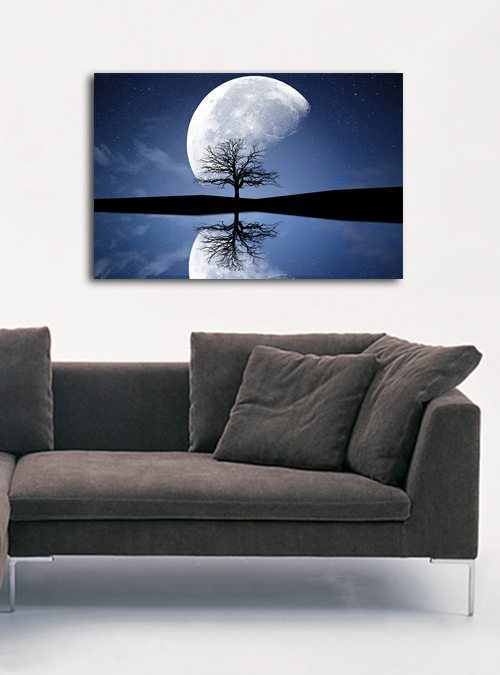 quadro in tela con telaio in legno